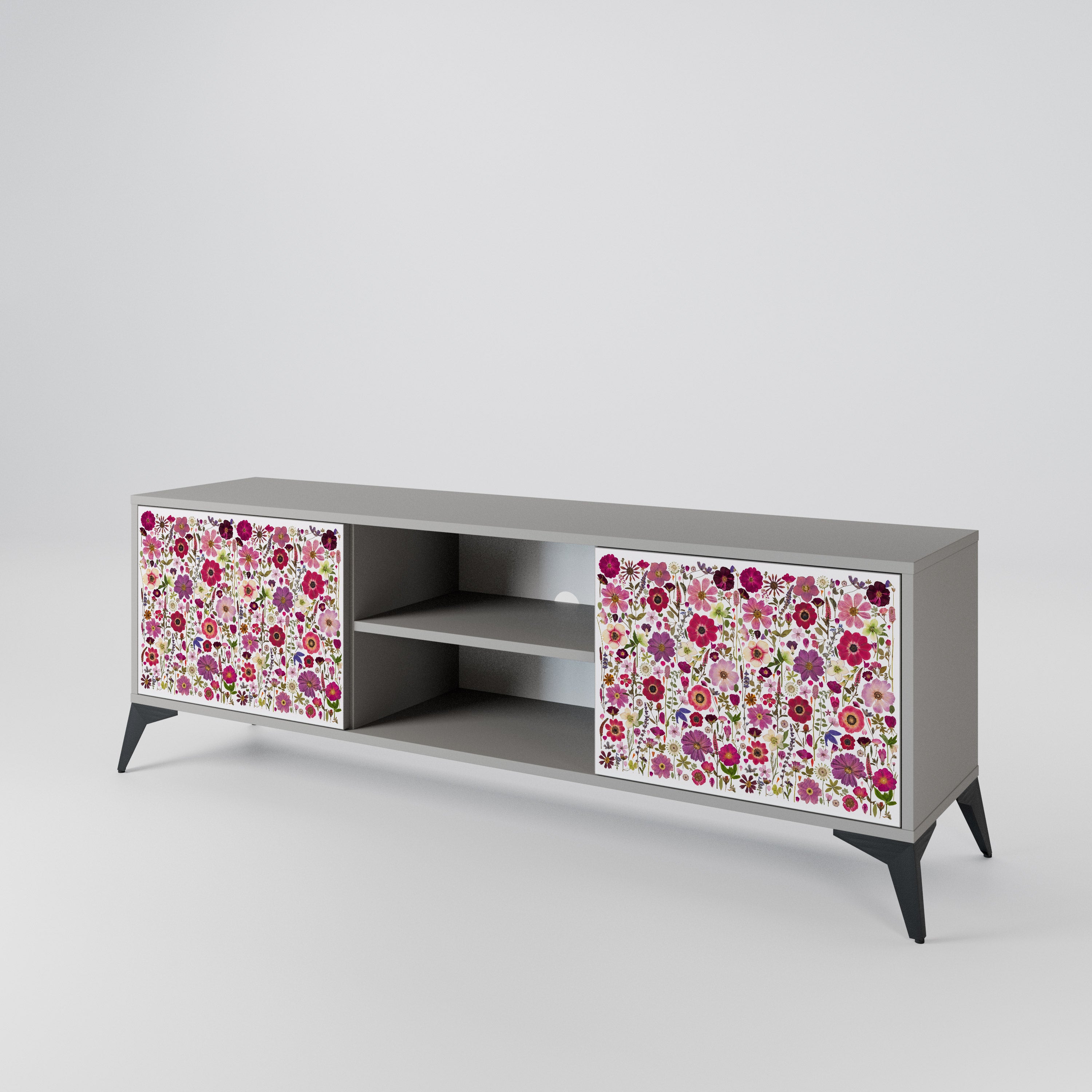 PETAL GARDEN Mueble de TV de 2 Puertas