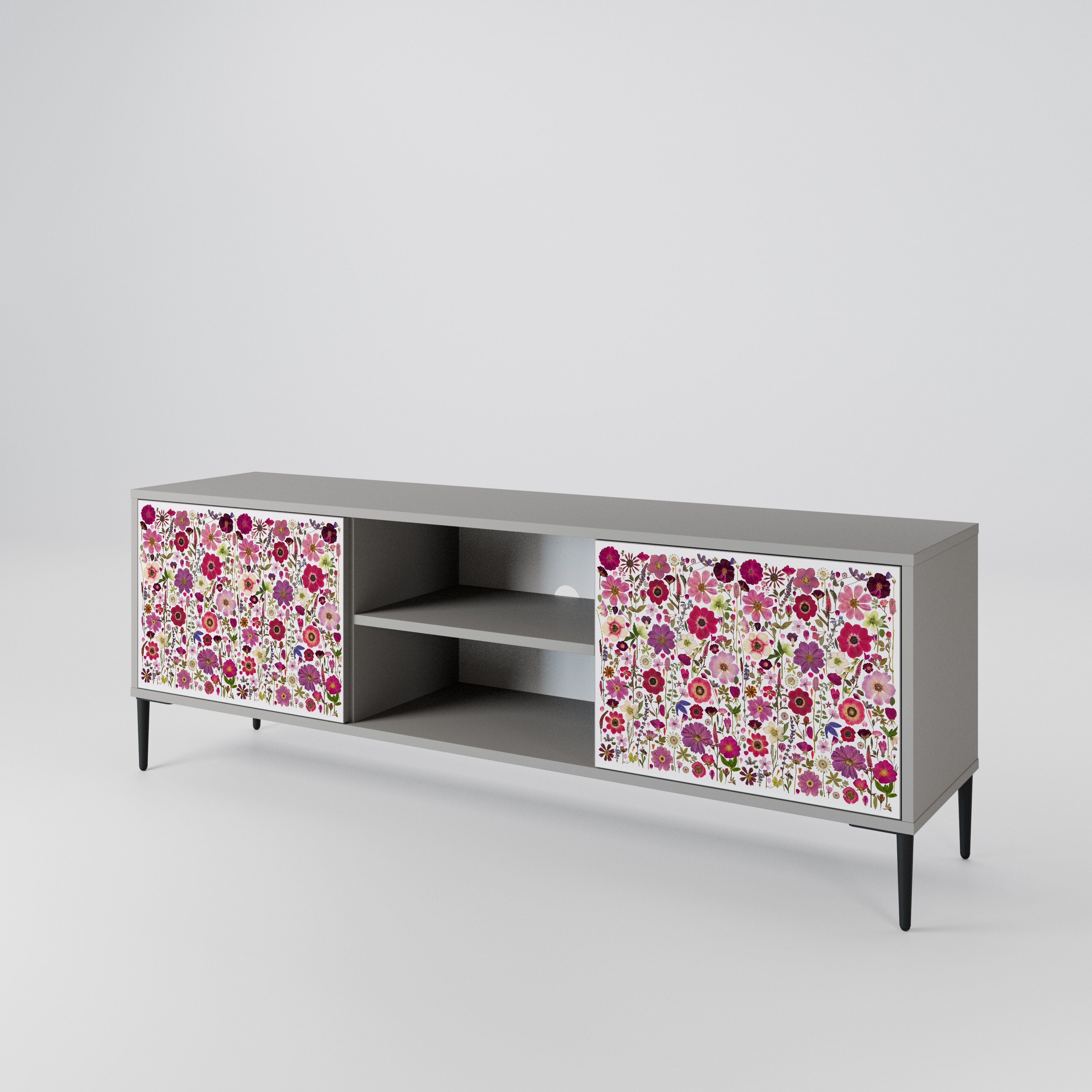 PETAL GARDEN Mueble de TV de 2 Puertas