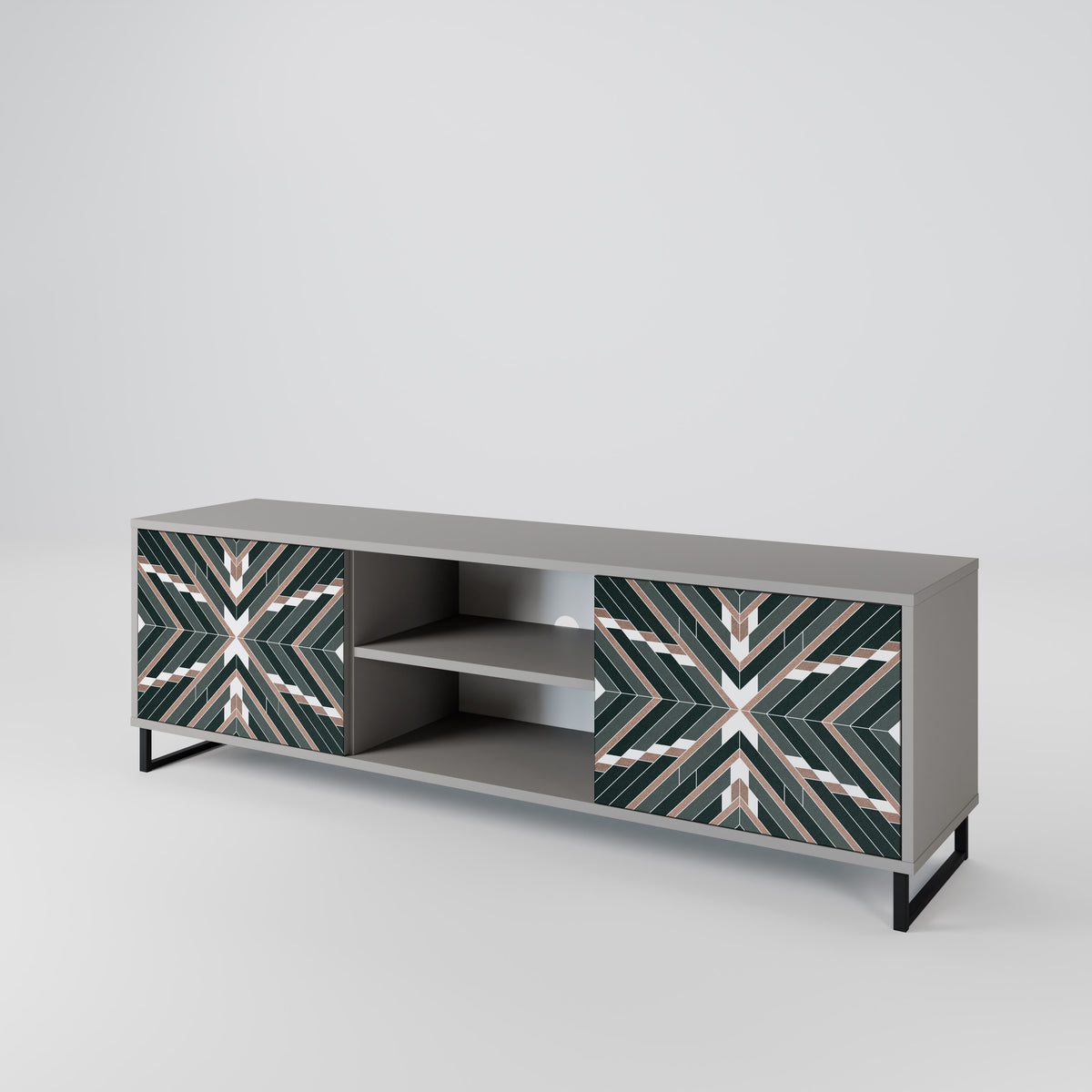 DIMENSION DELIGHTS Mueble de TV de 2 Puertas