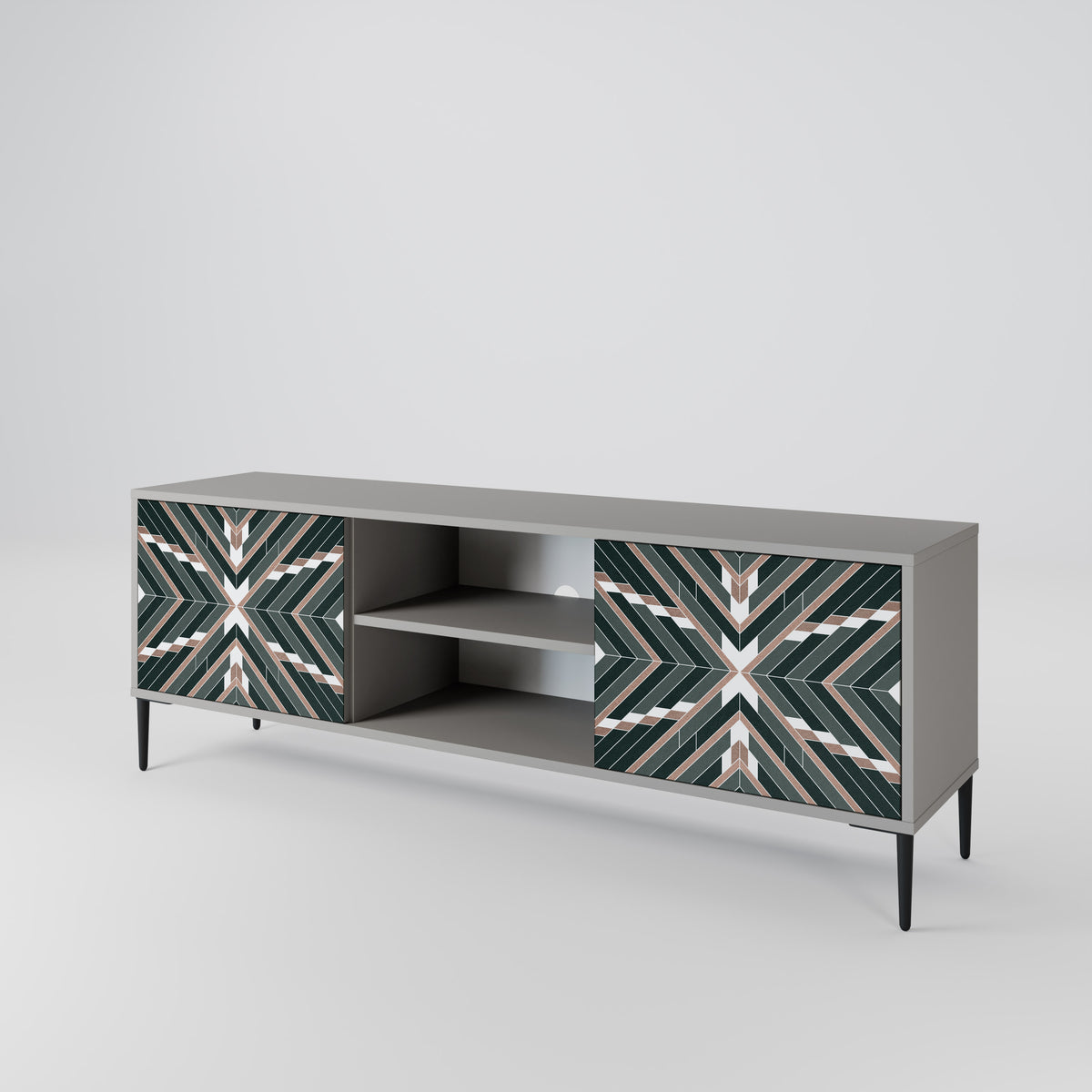 DIMENSION DELIGHTS Mueble de TV de 2 Puertas