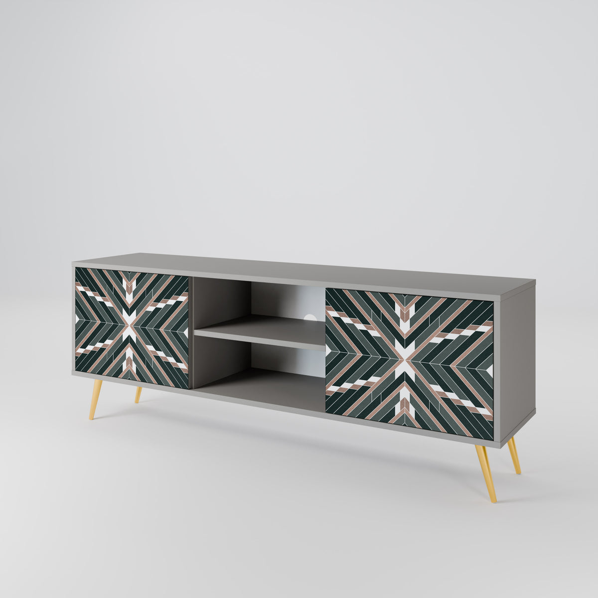 DIMENSION DELIGHTS Mueble de TV de 2 Puertas