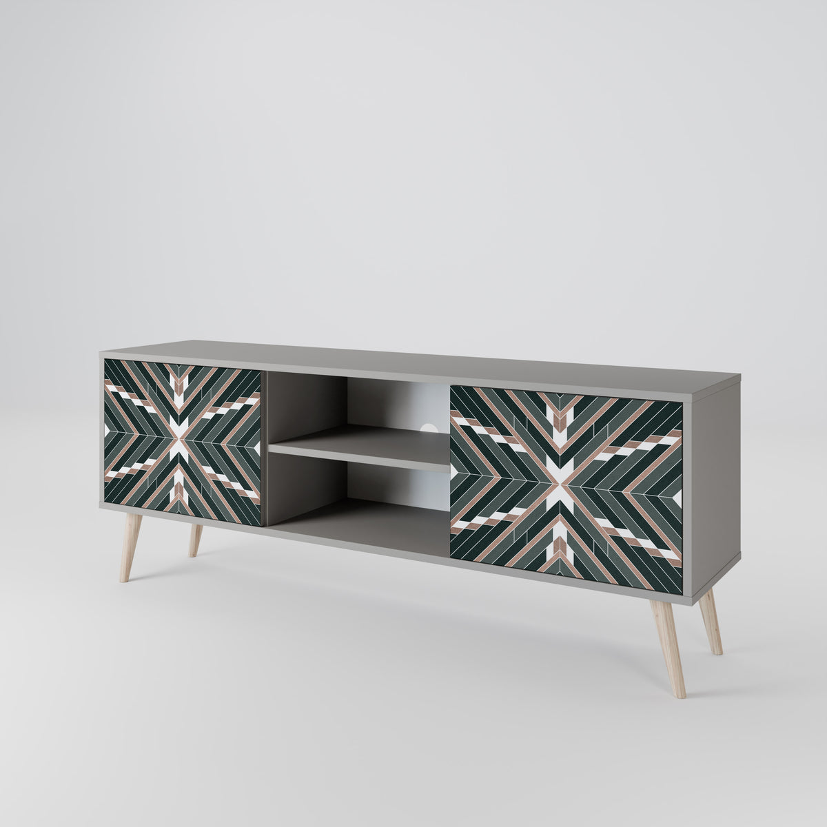 DIMENSION DELIGHTS Mueble de TV de 2 Puertas