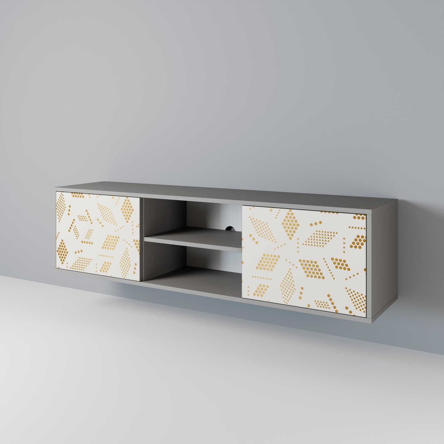 SPOTTED DAZE Mueble de TV de 2 Puertas