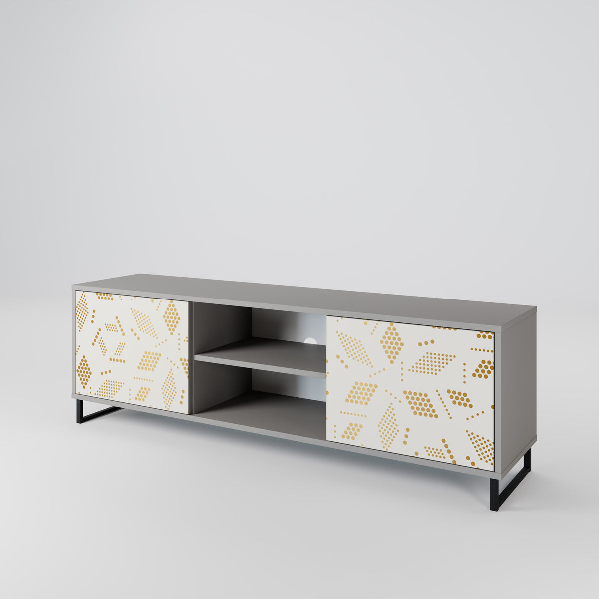 SPOTTED DAZE Mueble de TV de 2 Puertas