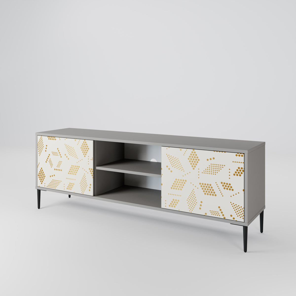 SPOTTED DAZE Mueble de TV de 2 Puertas