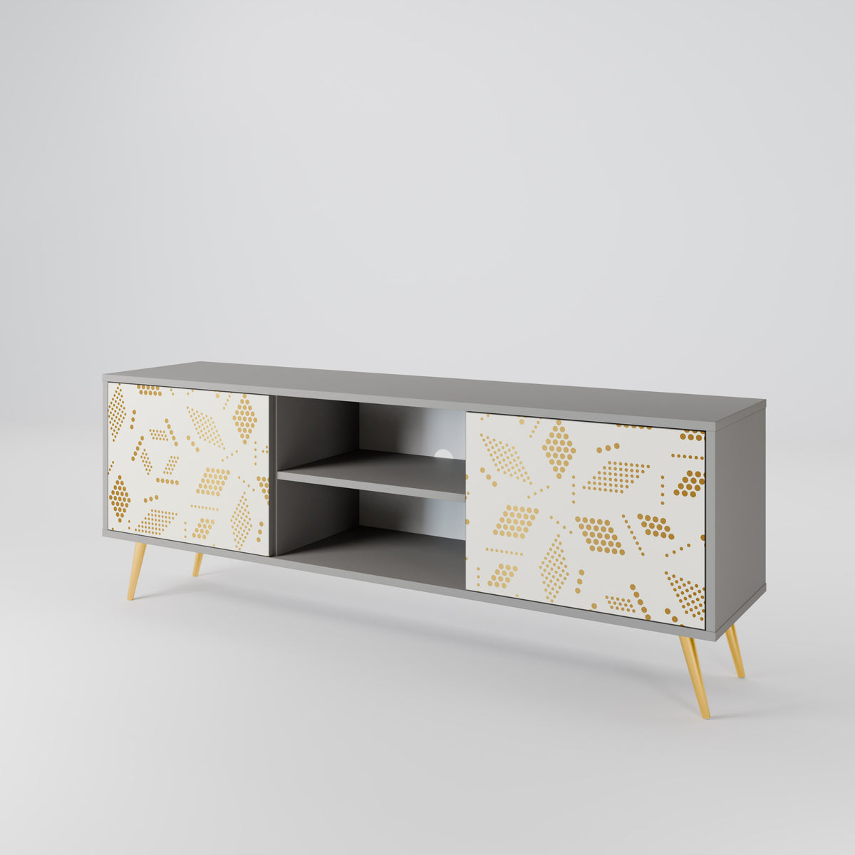 SPOTTED DAZE Mueble de TV de 2 Puertas