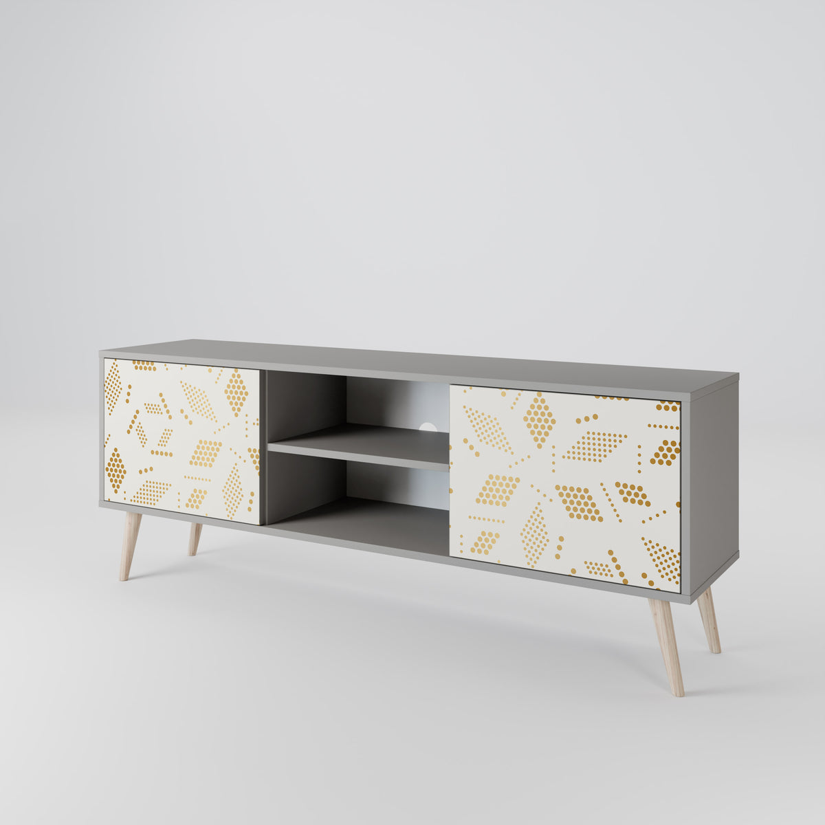 SPOTTED DAZE Mueble de TV de 2 Puertas