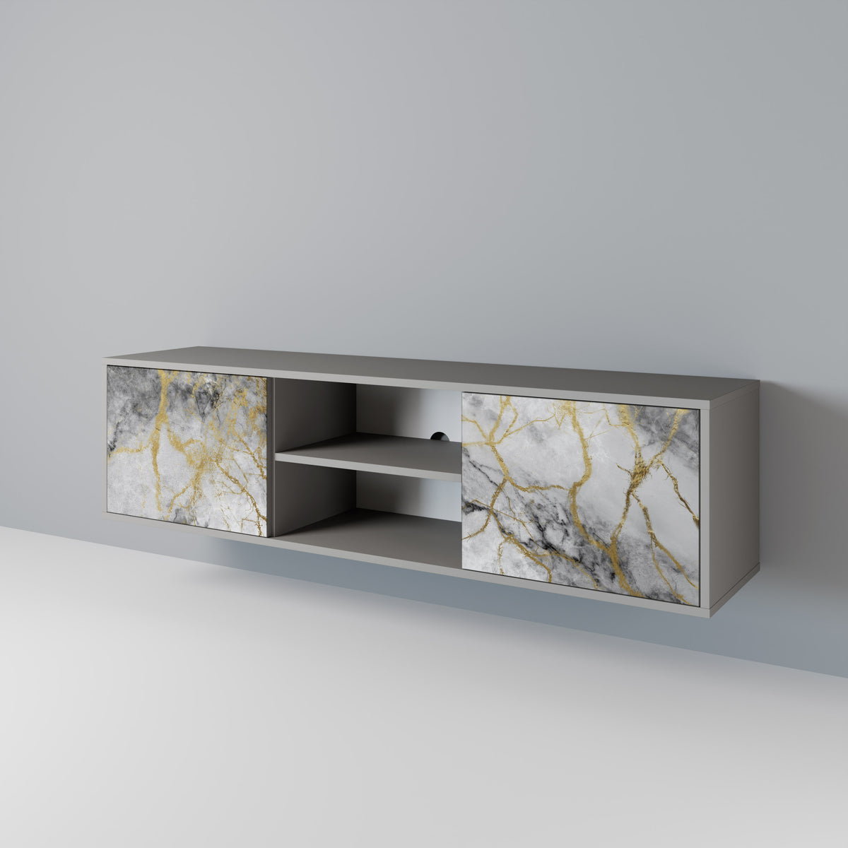 TIMELESS GLIDE Mueble de TV de 2 Puertas