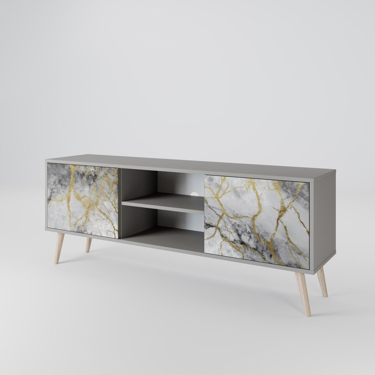 TIMELESS GLIDE Mueble de TV de 2 Puertas