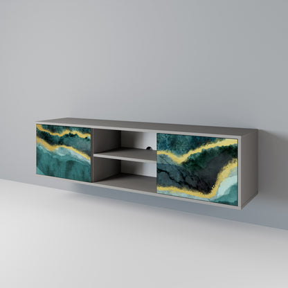 GOLDRUSH ODYSSEY Mueble de TV de 2 Puertas