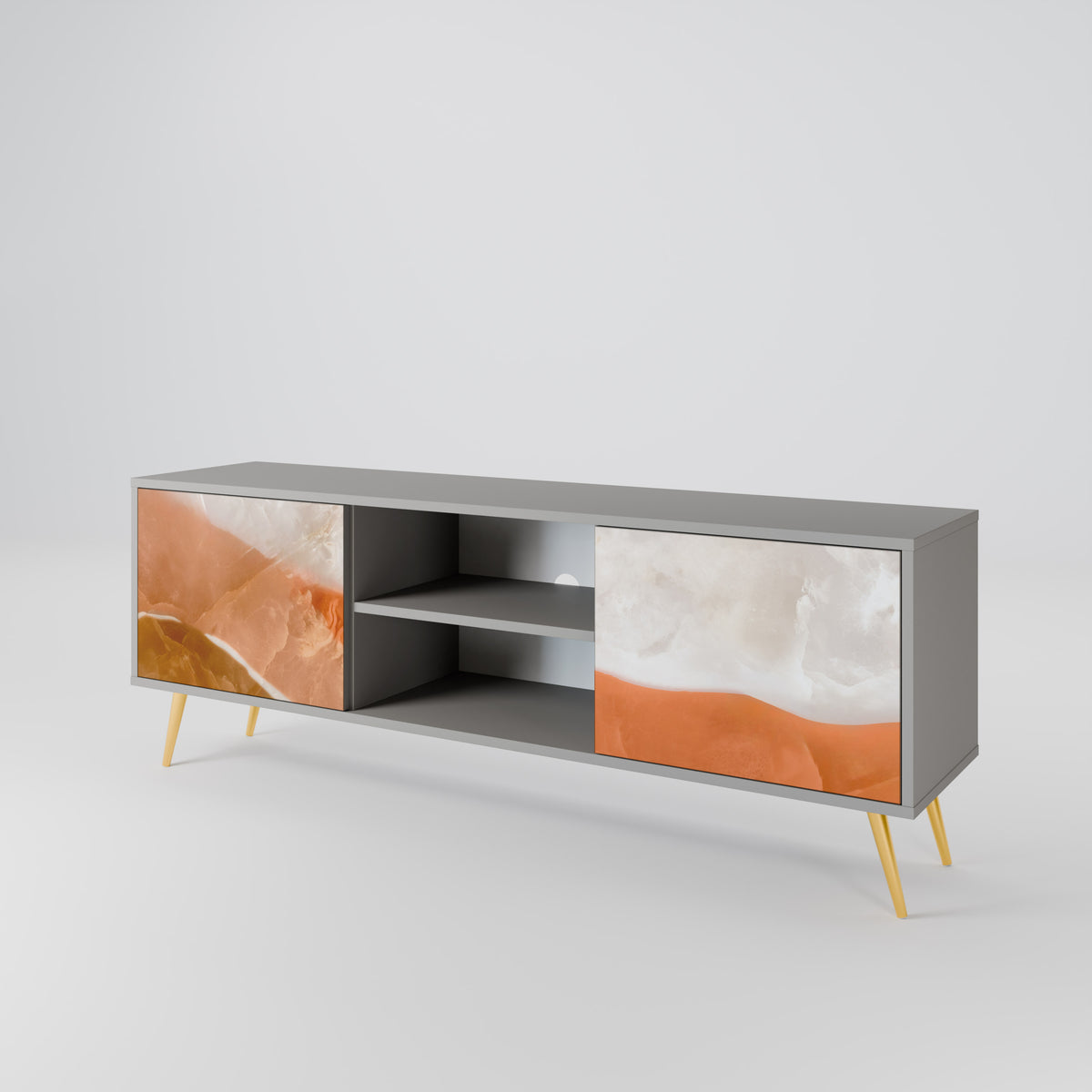 SANDHILLS SPLENDOUR Mueble de TV de 2 Puertas