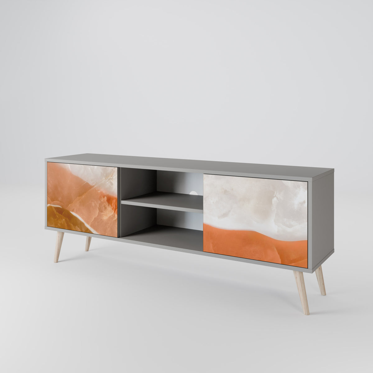 SANDHILLS SPLENDOUR Mueble de TV de 2 Puertas