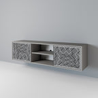 TEMPORARY SEQUENCE Mueble de TV de 2 Puertas en Acabado Gris