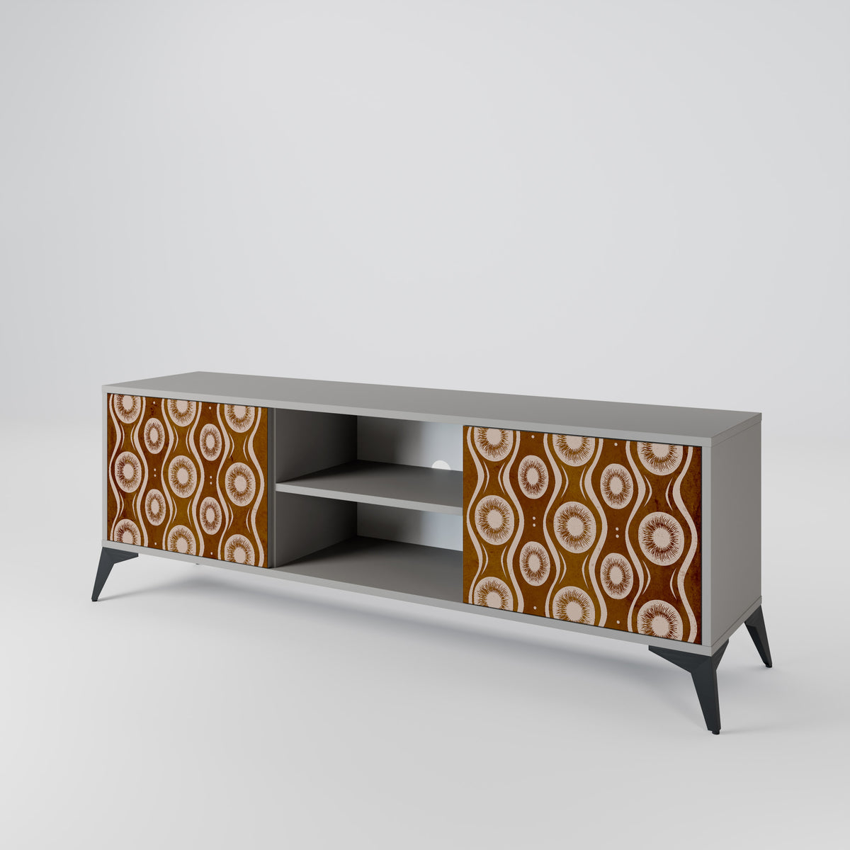 BROWN EYES Mueble de TV de 2 Puertas