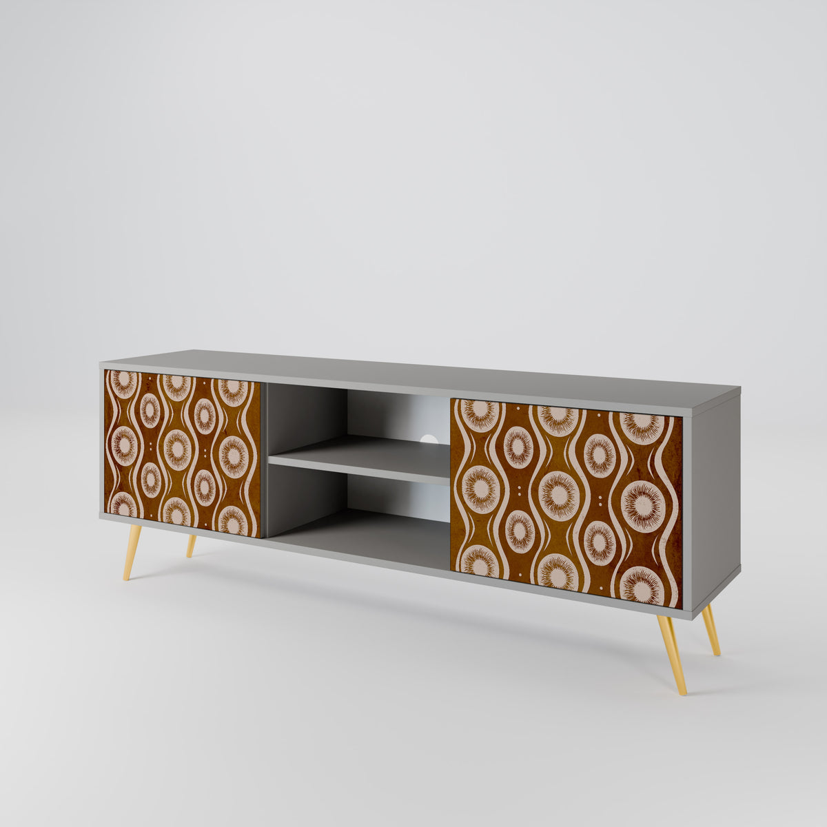BROWN EYES Mueble de TV de 2 Puertas
