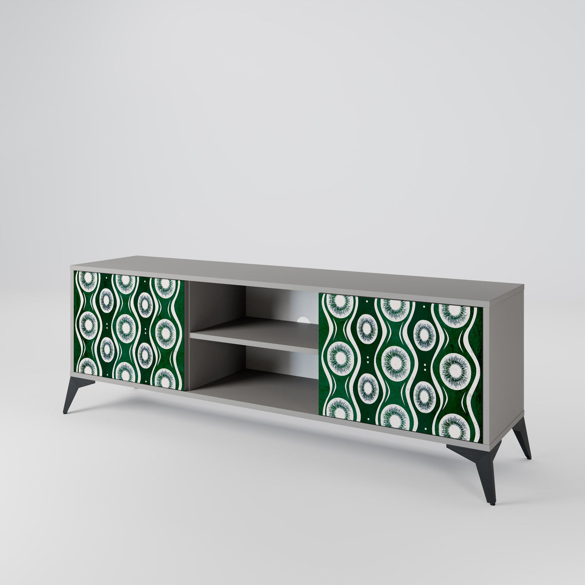 GREEN EYES Mueble de TV de 2 Puertas
