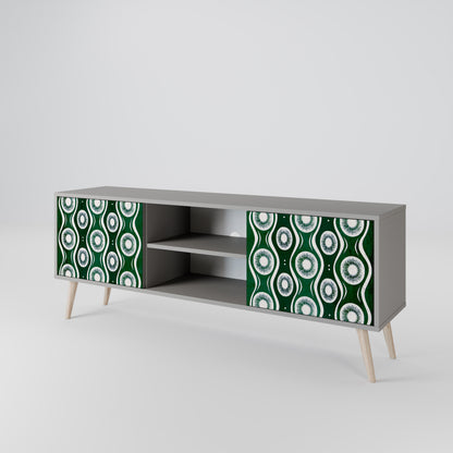 GREEN EYES Mueble de TV de 2 Puertas