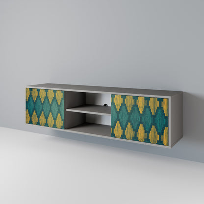 POLYGONS Mueble de TV de 2 Puertas