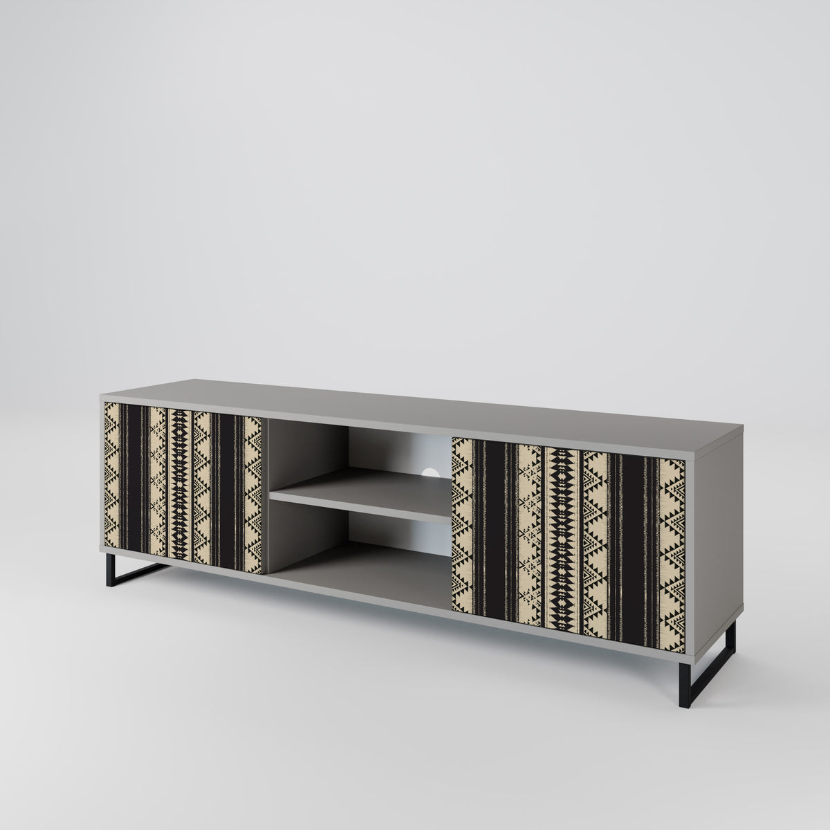 AZTEC Mueble de TV de 2 Puertas