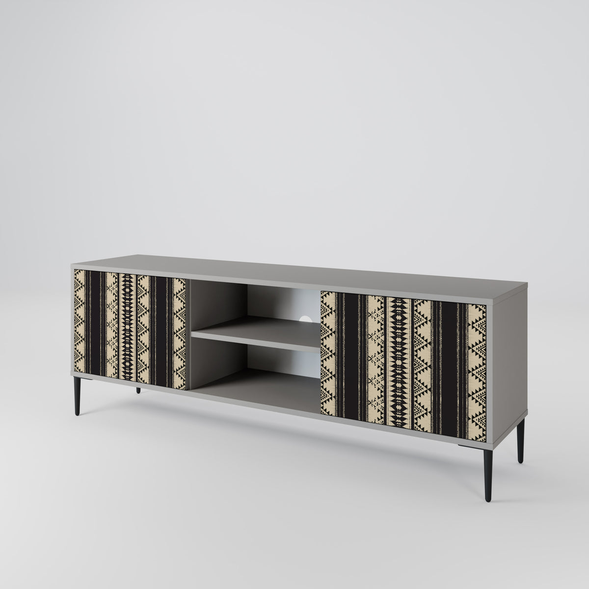 AZTEC Mueble de TV de 2 Puertas
