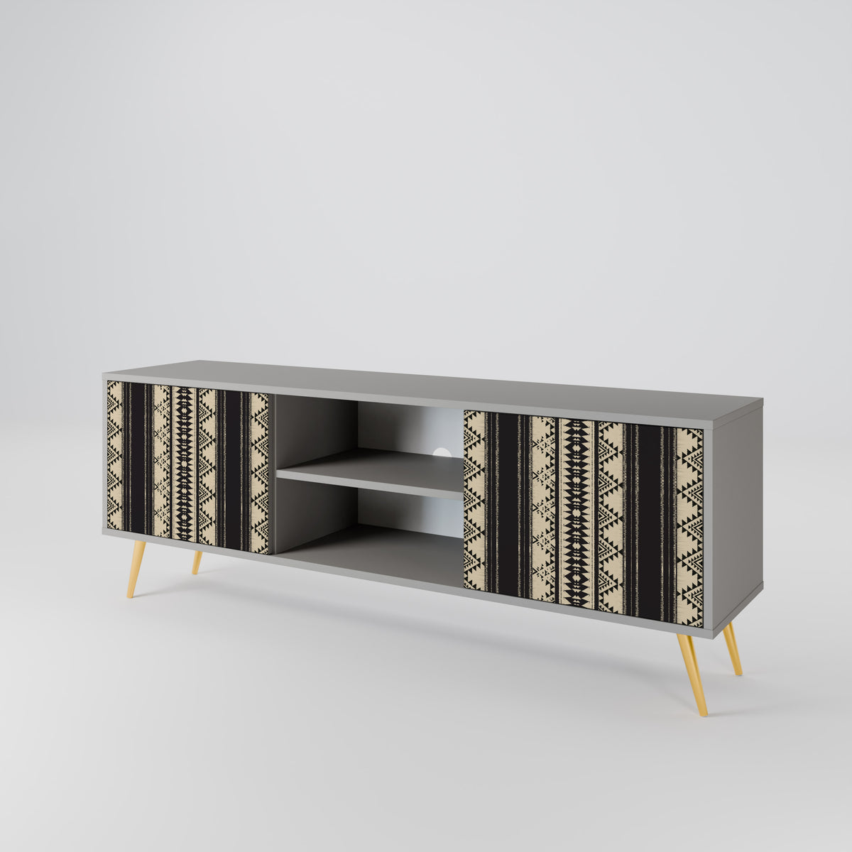 AZTEC Mueble de TV de 2 Puertas