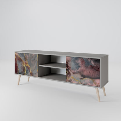 GOLDEN TIDES Mueble de TV de 2 Puertas