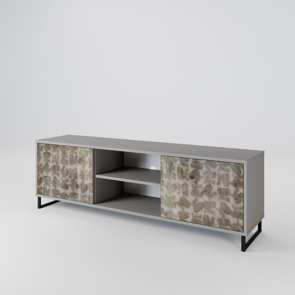 SLIGHTLY BLURRED Mueble de TV de 2 Puertas