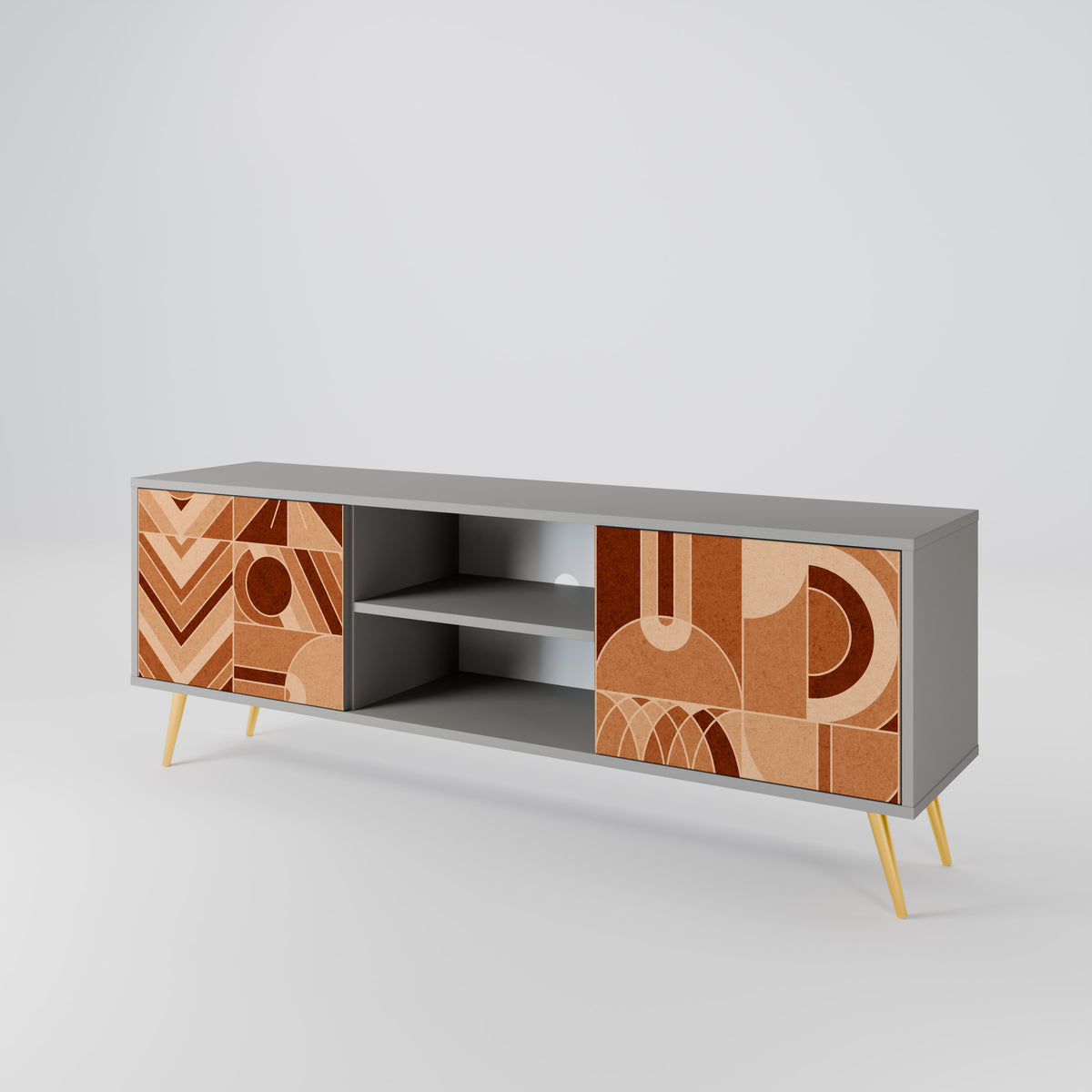 PRISM MOSAIC Mueble de TV de 2 Puertas