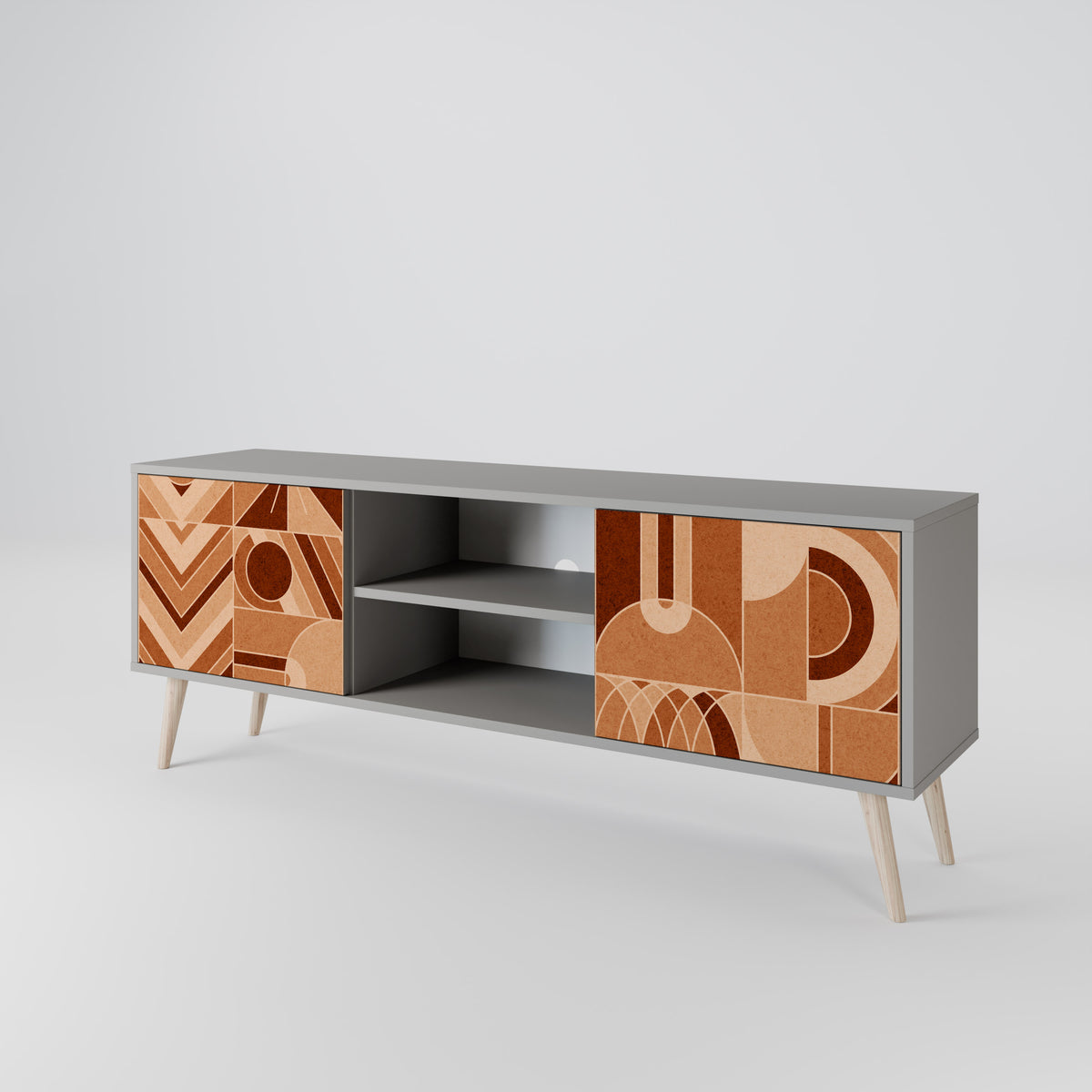 PRISM MOSAIC Mueble de TV de 2 Puertas