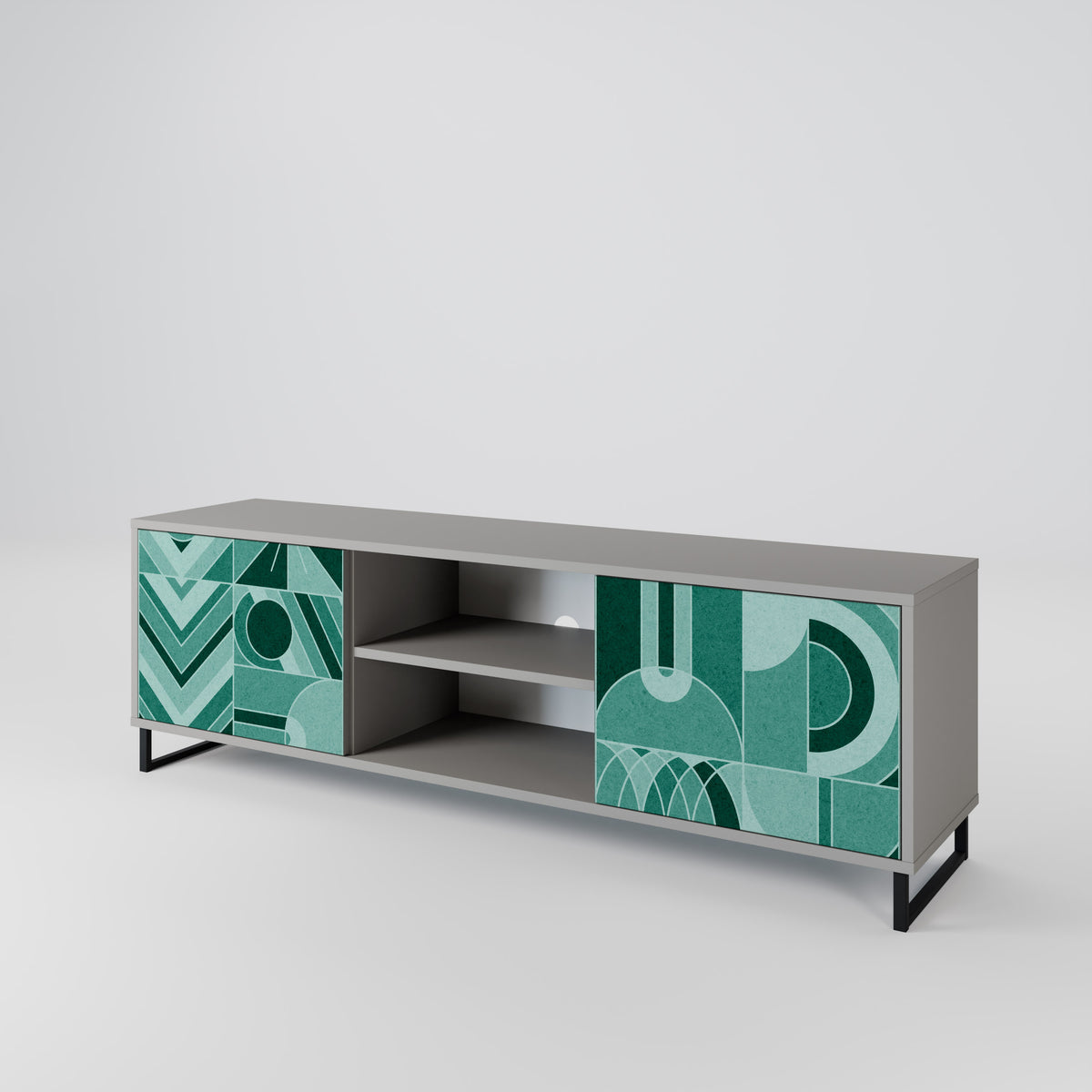 HARMONIC GRID Mueble de TV de 2 Puertas