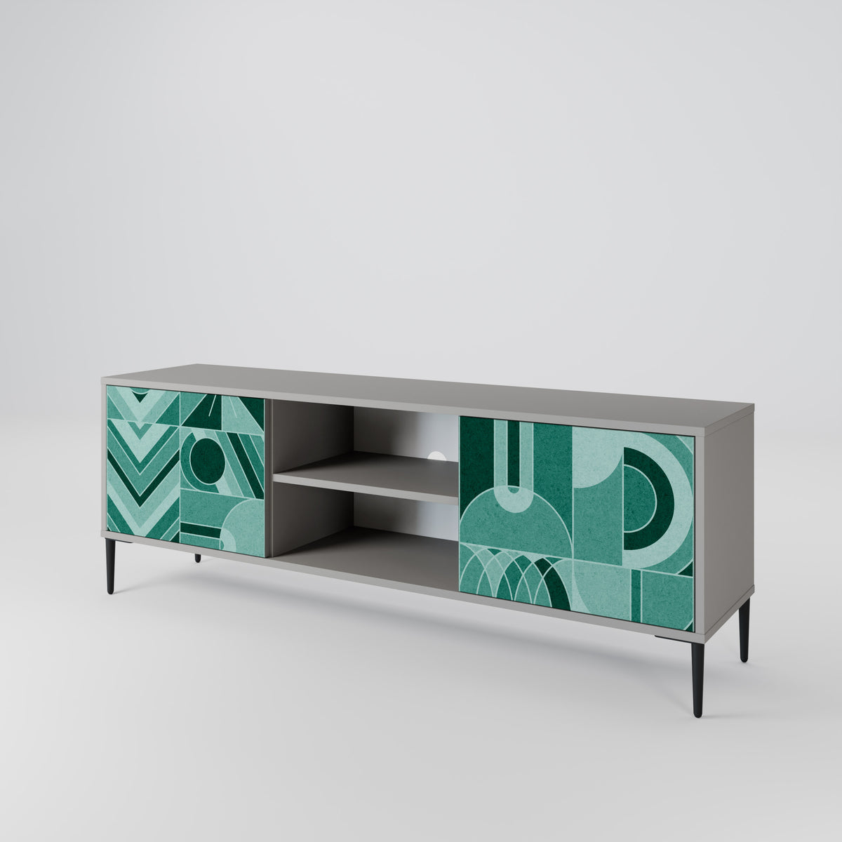 HARMONIC GRID Mueble de TV de 2 Puertas