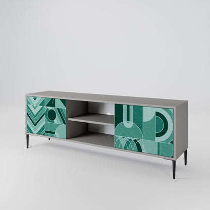 HARMONIC GRID Mueble de TV de 2 Puertas