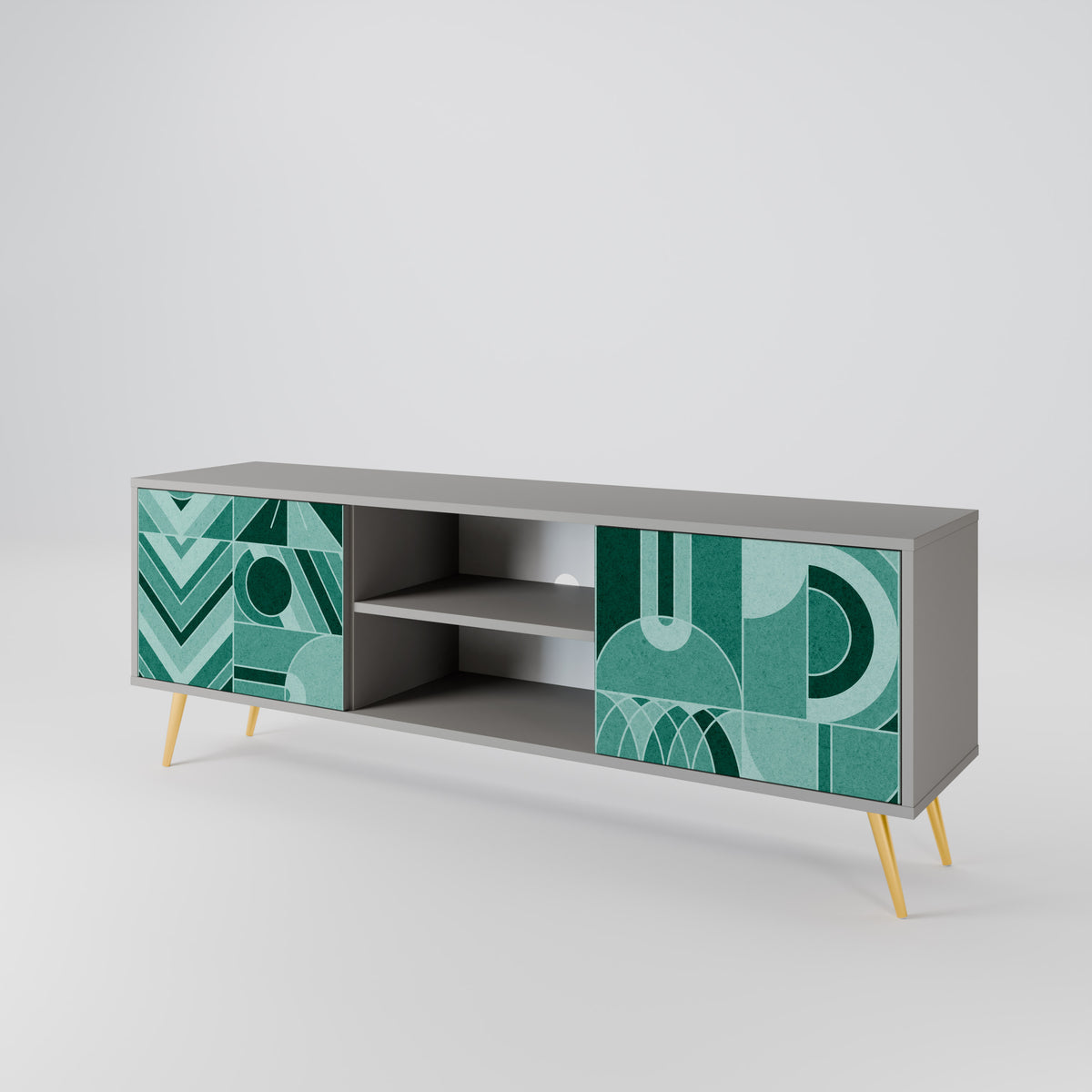 HARMONIC GRID Mueble de TV de 2 Puertas