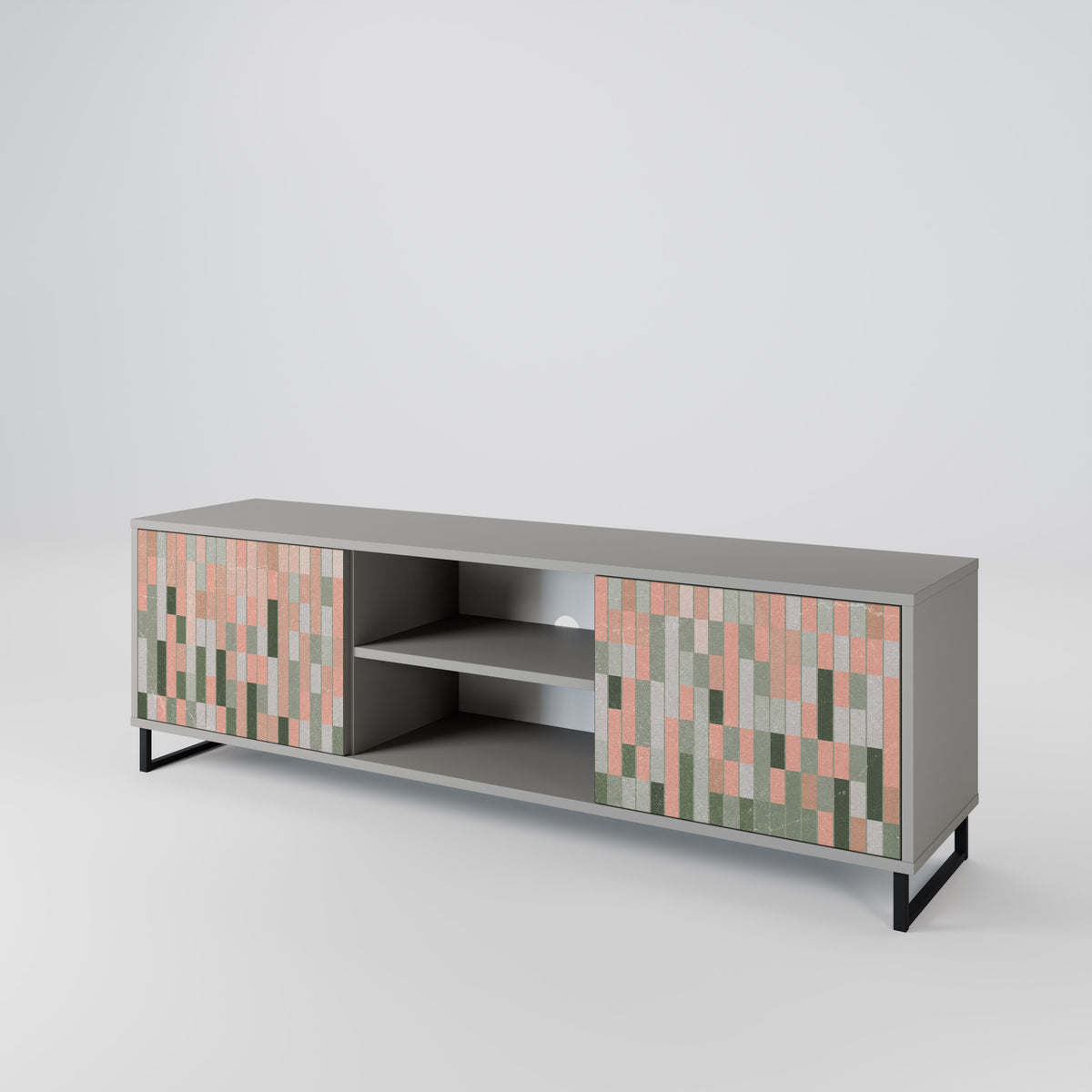 BUILDING THE FUTURE Mueble de TV de 2 Puertas