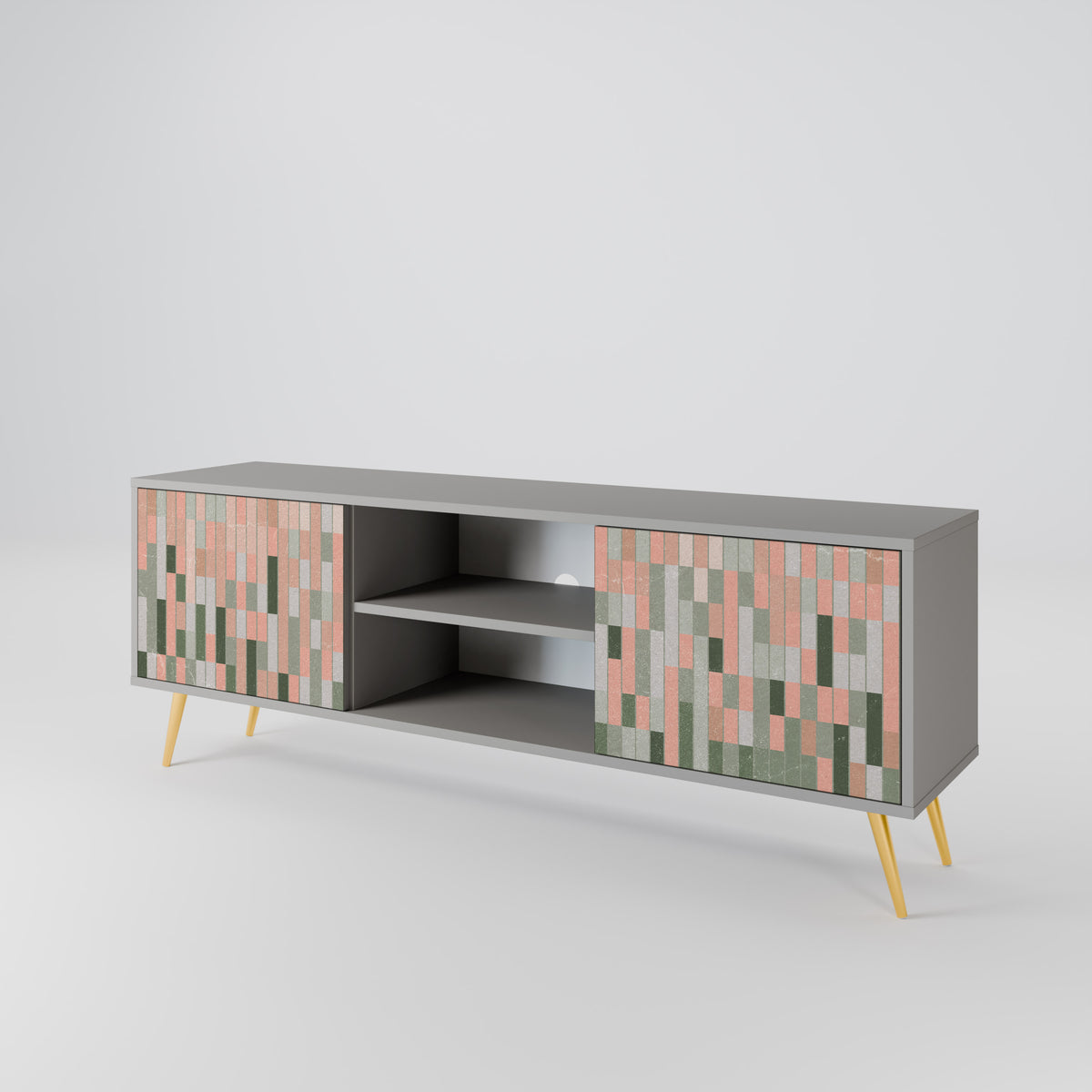 BUILDING THE FUTURE Mueble de TV de 2 Puertas