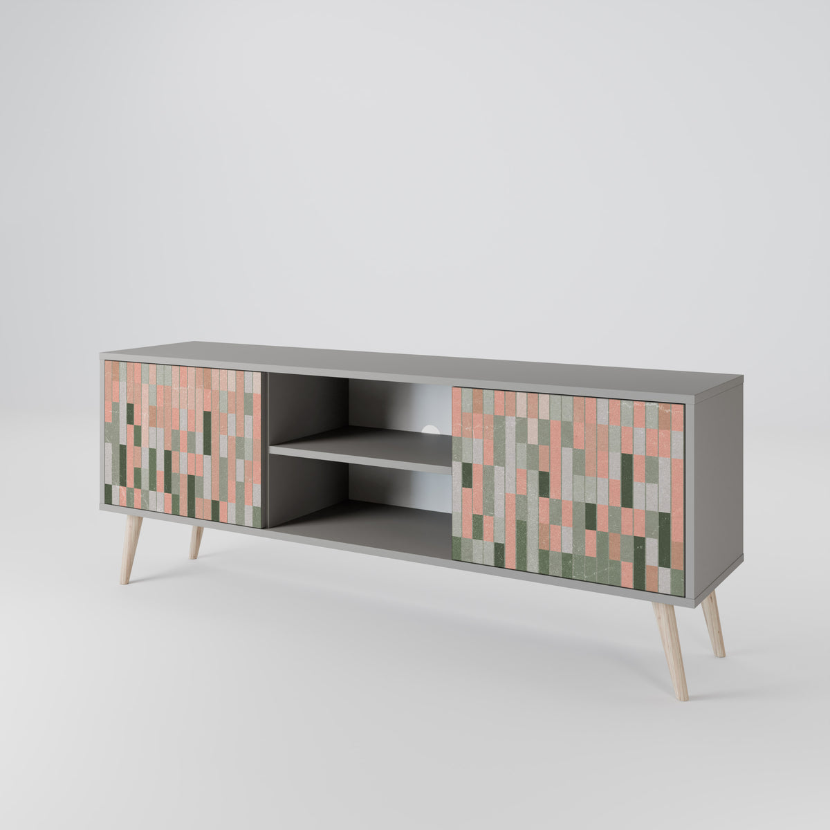 BUILDING THE FUTURE Mueble de TV de 2 Puertas