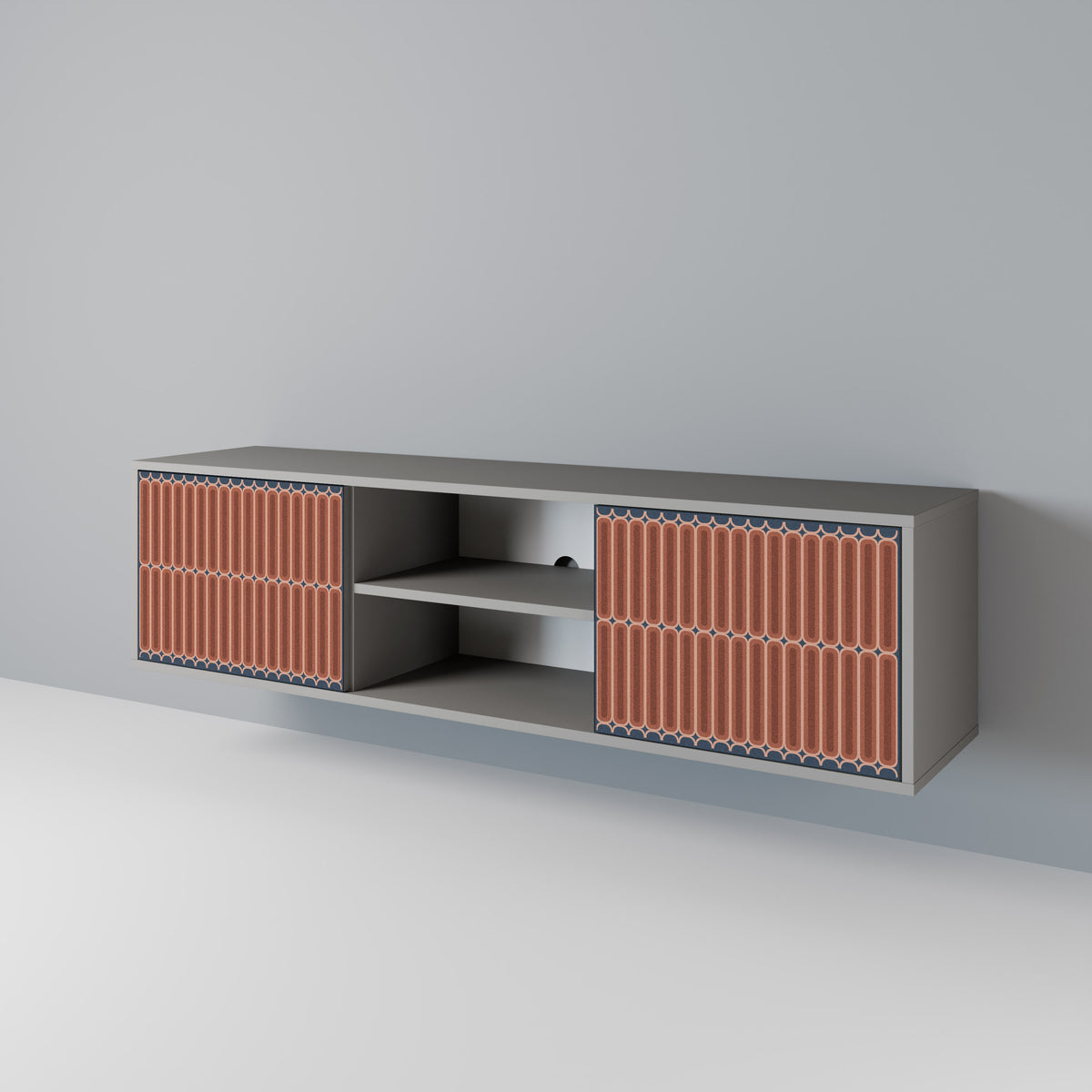 HYPNOTIC GATE Mueble de TV de 2 Puertas
