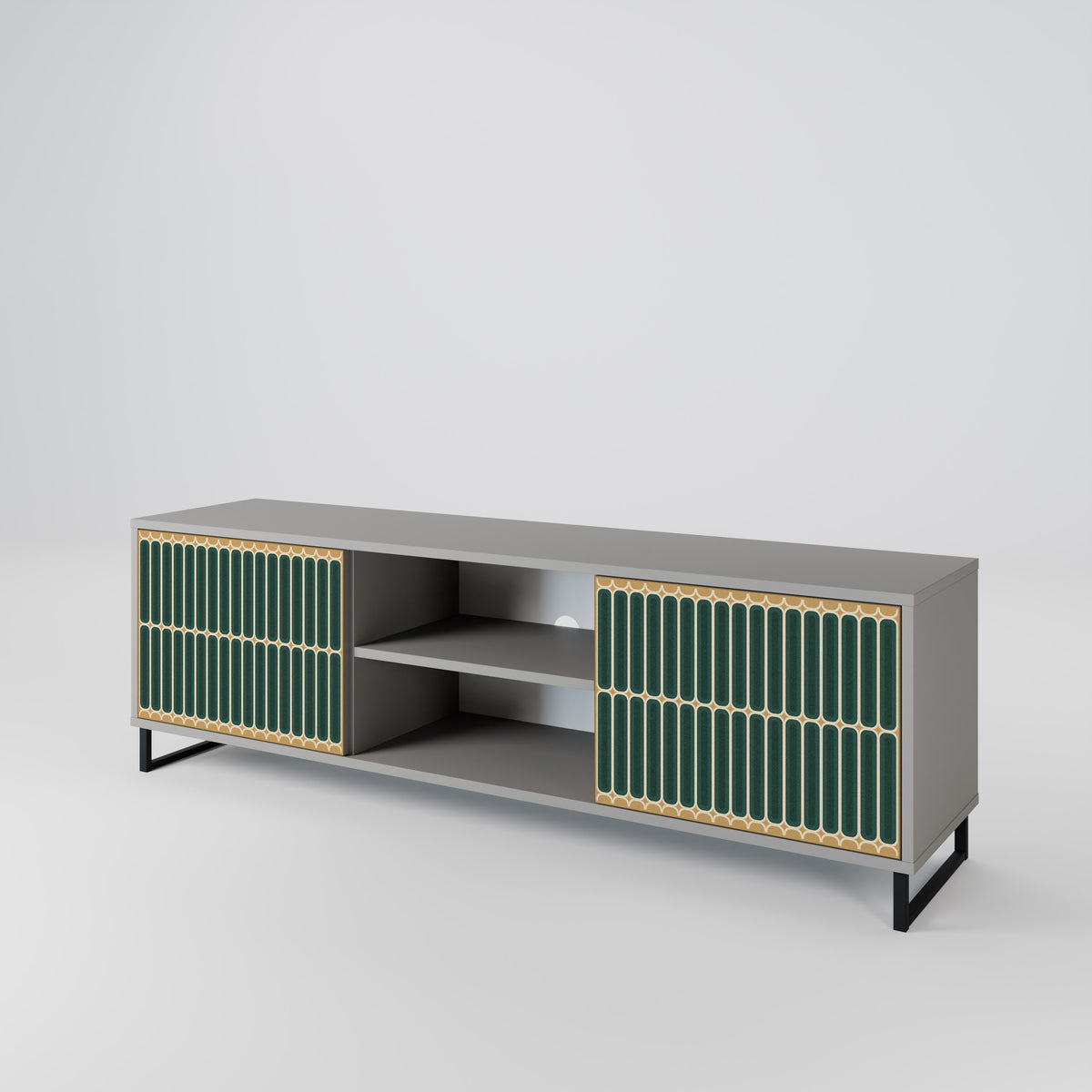 ILUSION GATE Mueble de TV de 2 Puertas