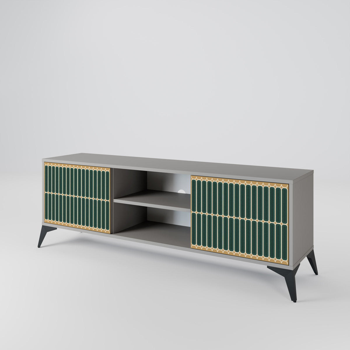 ILUSION GATE Mueble de TV de 2 Puertas