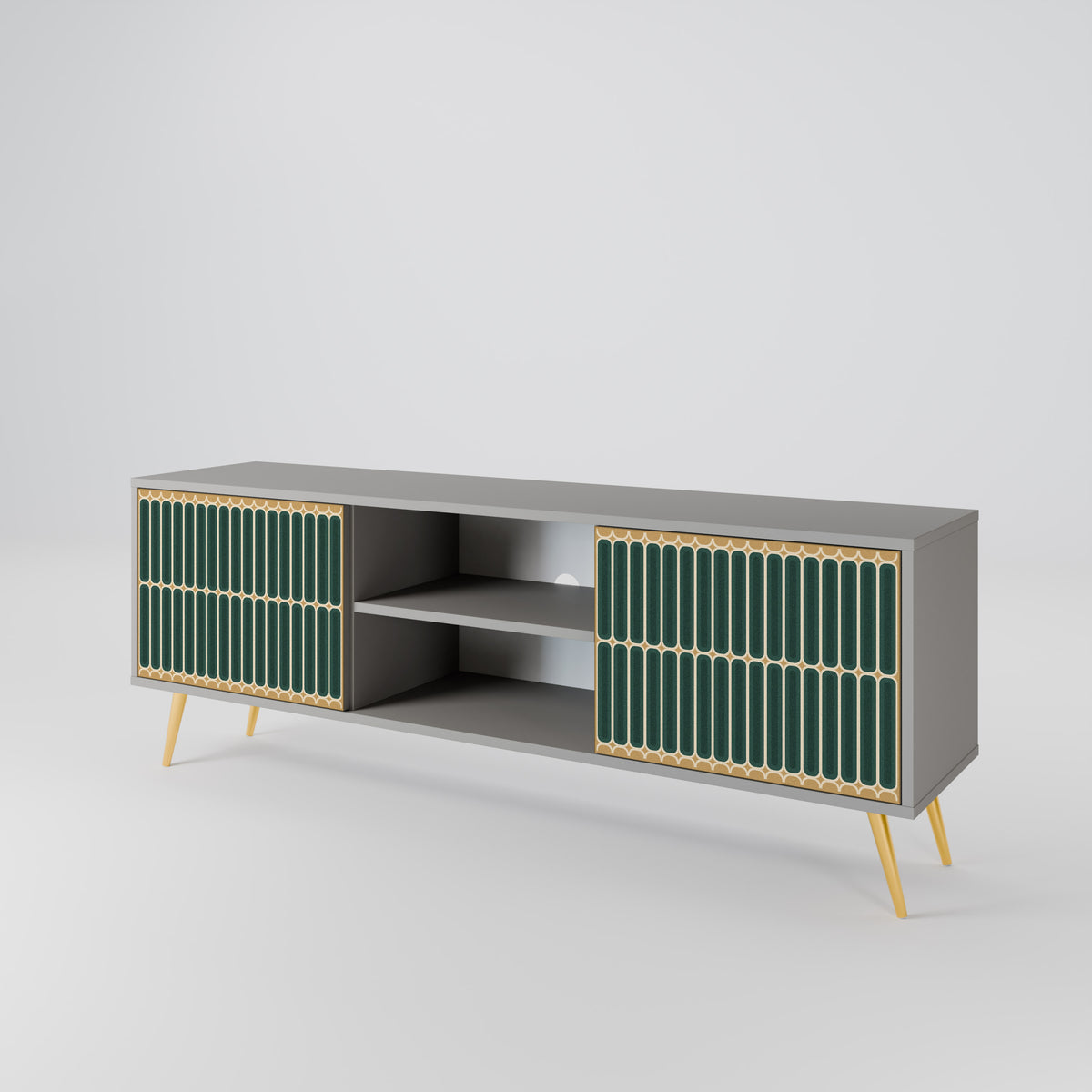 ILUSION GATE Mueble de TV de 2 Puertas