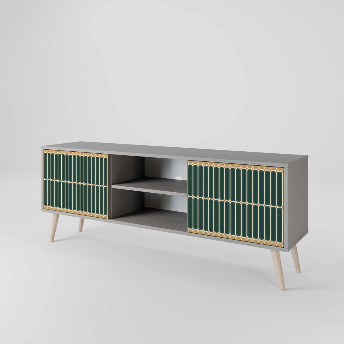 ILUSION GATE Mueble de TV de 2 Puertas