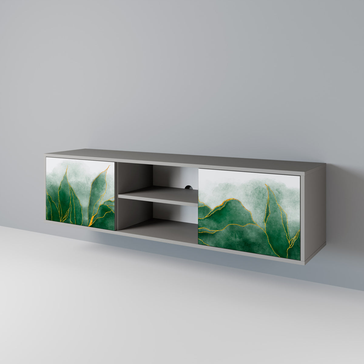 EXPENSIVE NATURE Mueble de TV de 2 Puertas