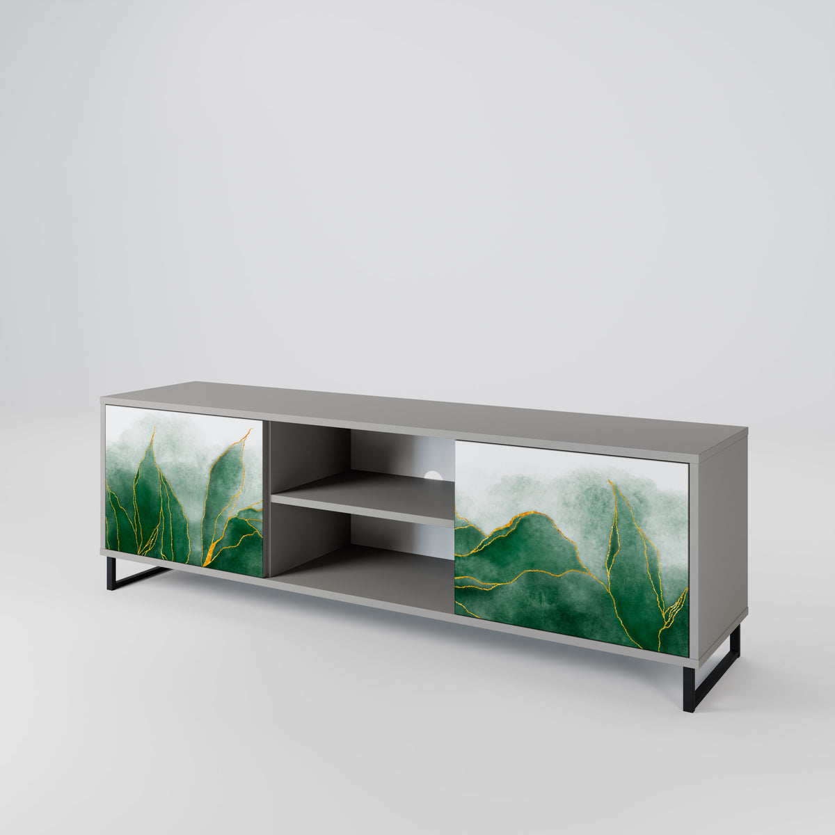 EXPENSIVE NATURE Mueble de TV de 2 Puertas