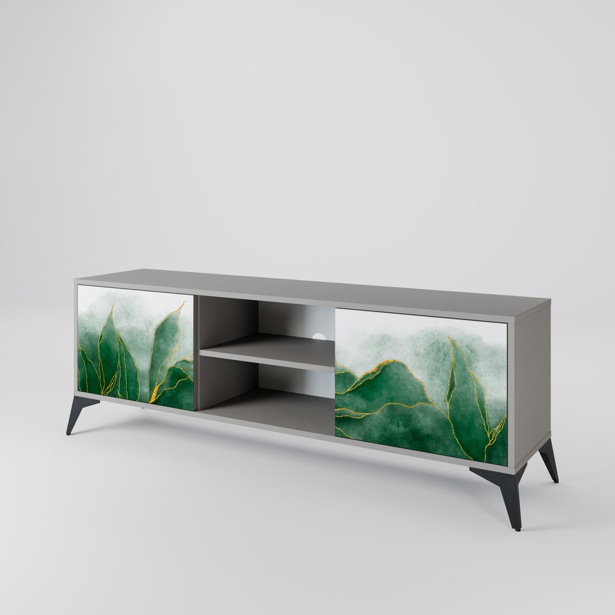 EXPENSIVE NATURE Mueble de TV de 2 Puertas
