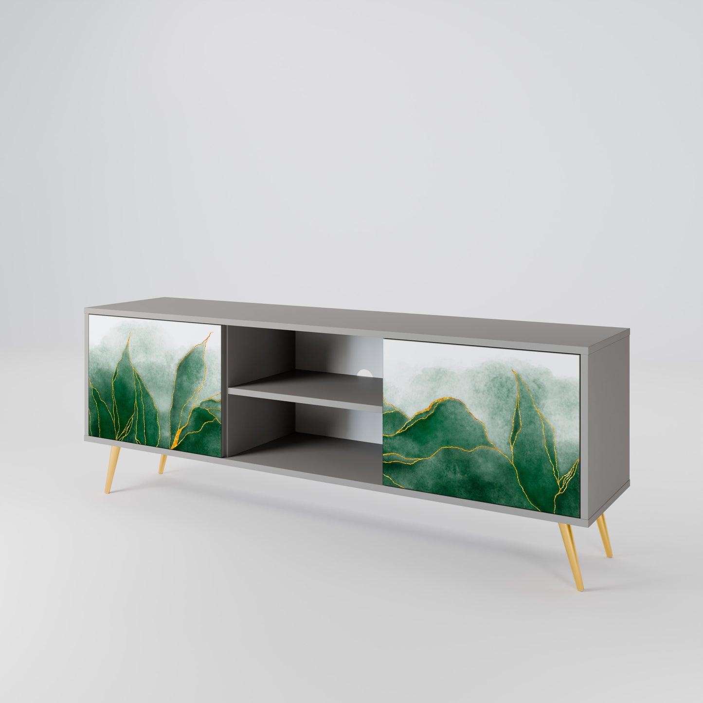 EXPENSIVE NATURE Mueble de TV de 2 Puertas