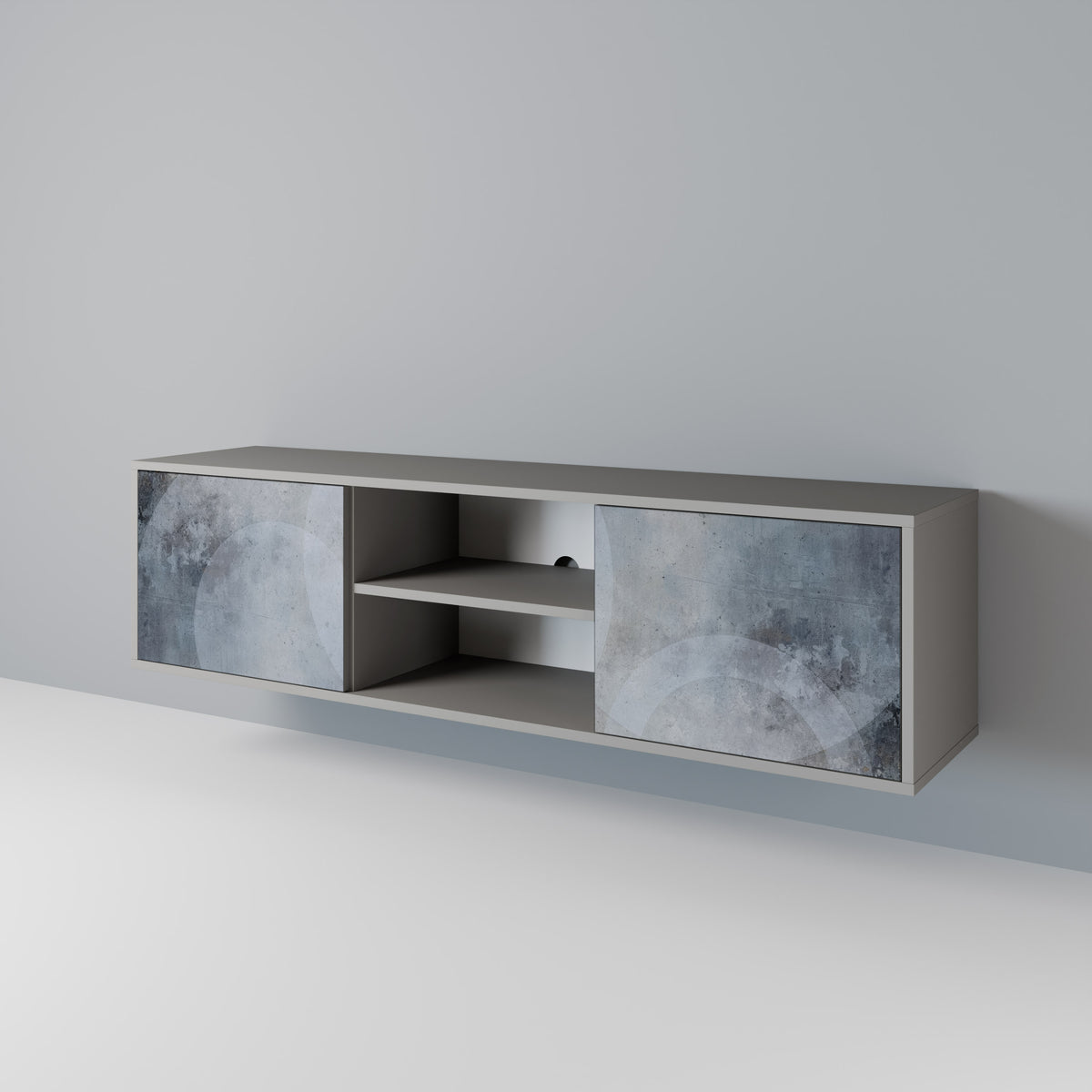 MUTED ARC Mueble de TV de 2 Puertas
