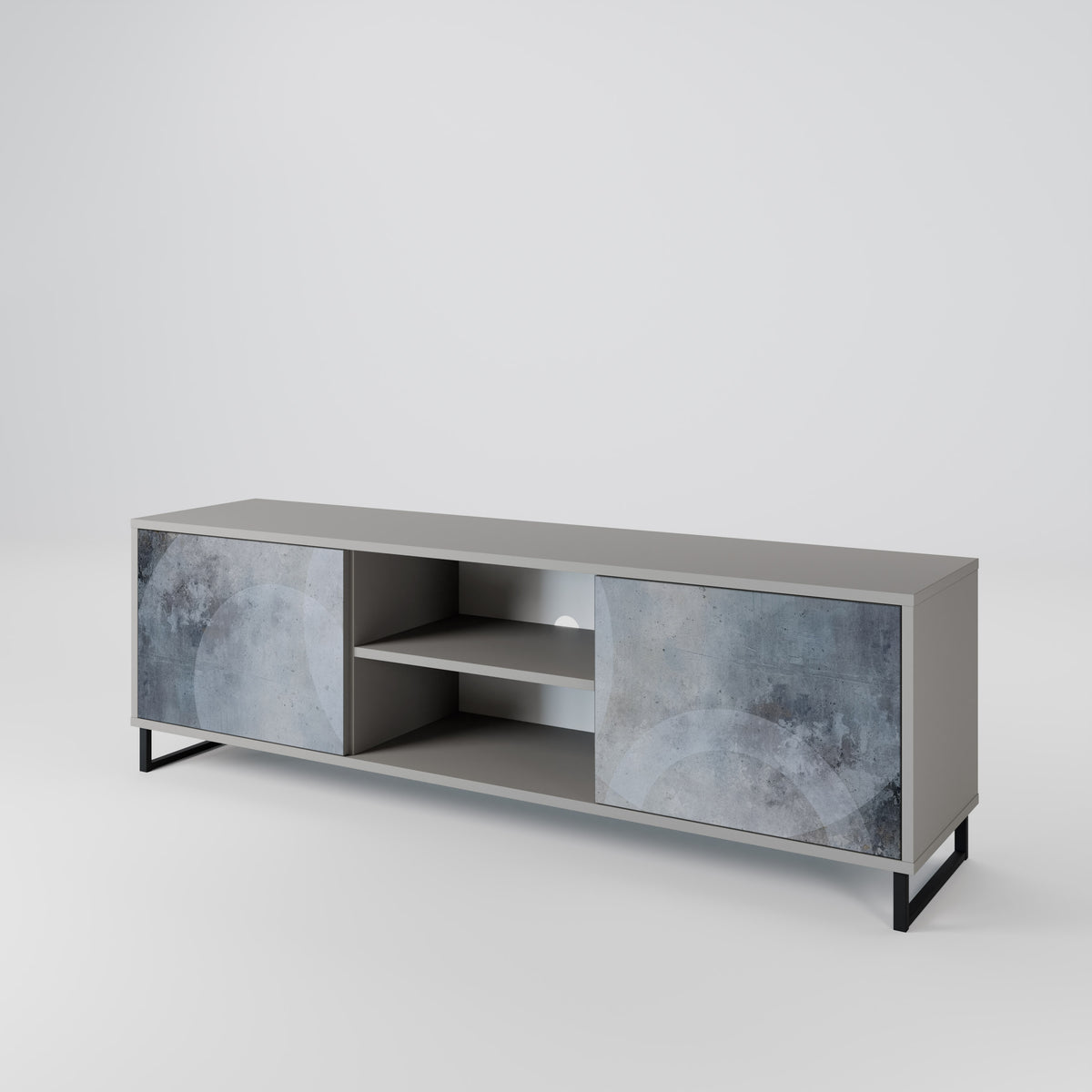 MUTED ARC Mueble de TV de 2 Puertas