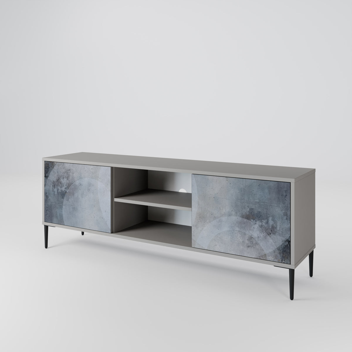 MUTED ARC Mueble de TV de 2 Puertas