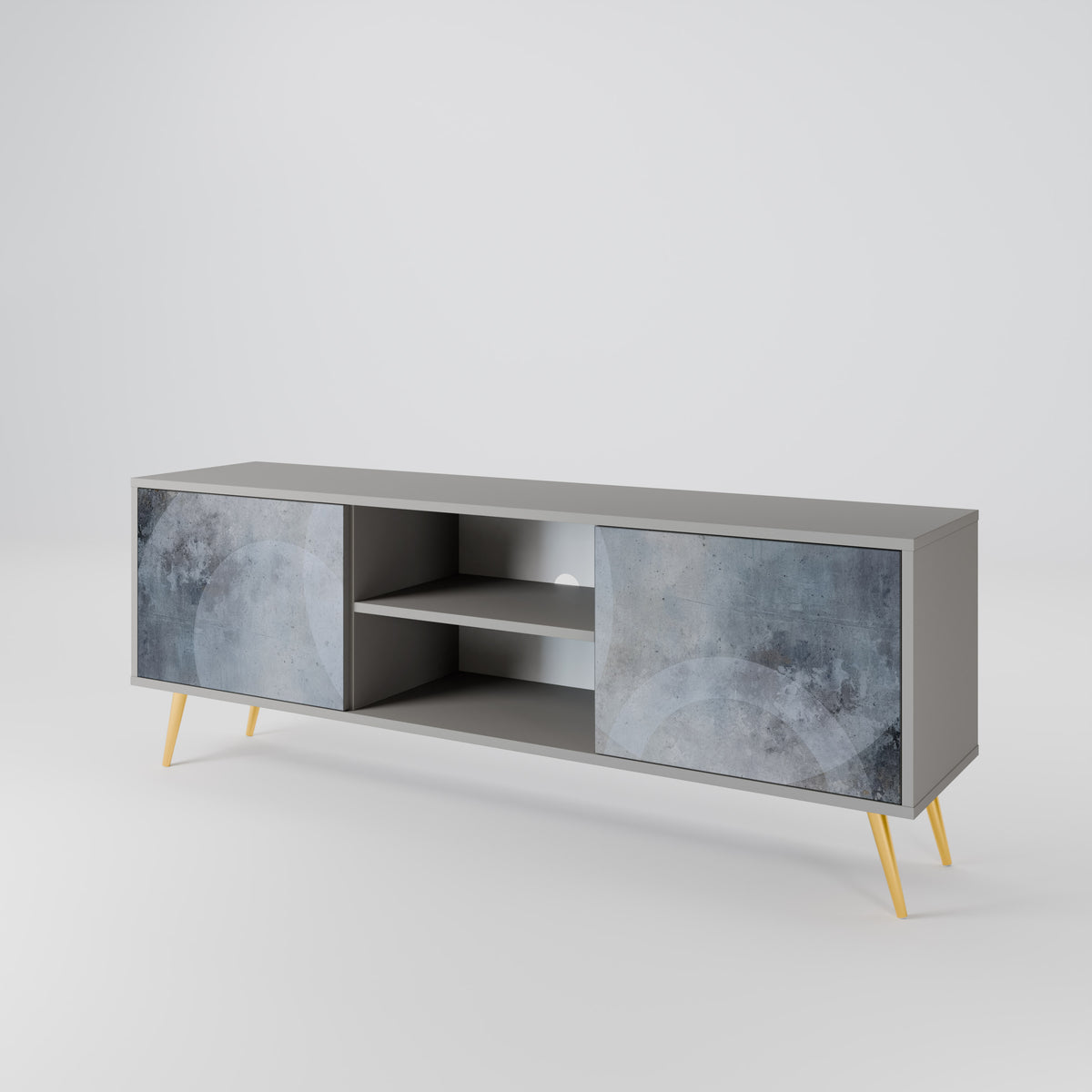 MUTED ARC Mueble de TV de 2 Puertas
