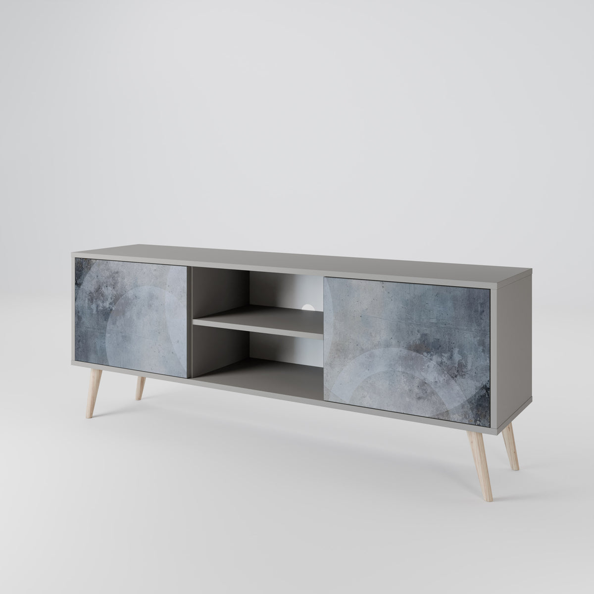 MUTED ARC Mueble de TV de 2 Puertas